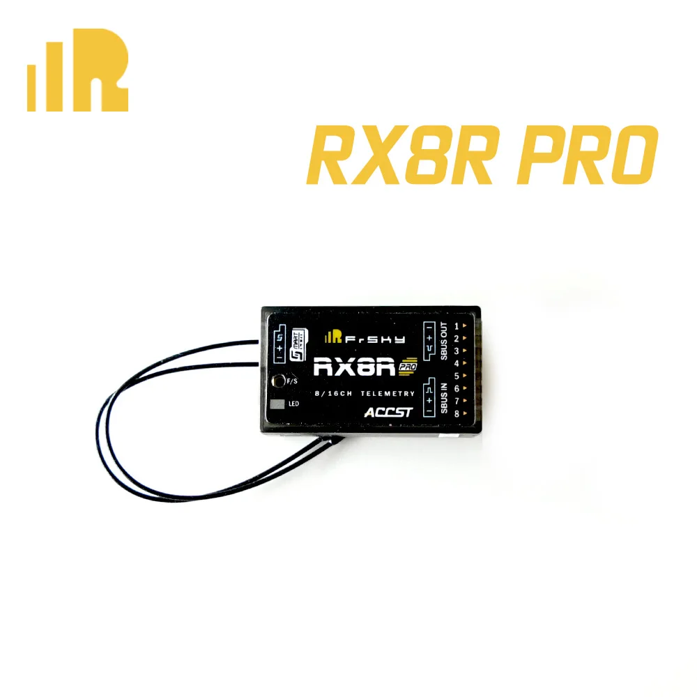 Купи FrSky RX8R профессиональный приемник, включая резервное устройство 2, 4G ACCST 8/16CH SBUS, Телеметрия за 3,856 рублей в магазине AliExpress