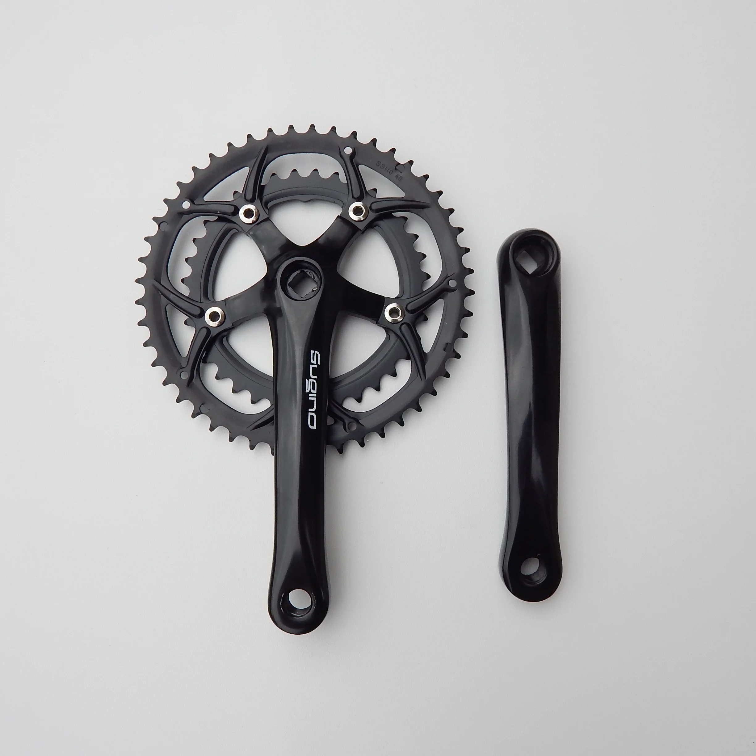 Sugino Crankset Square 165mm 170mm 36T-48T Double Chainring 