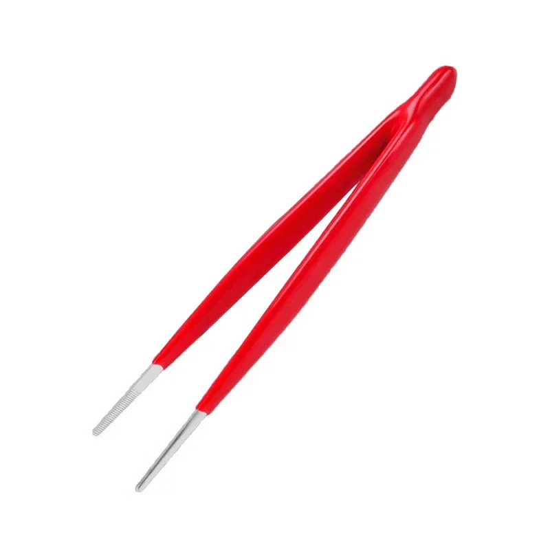 

Изолированные пинцеты из нержавеющей стали 160 мм, остроконечный/локтевой пинцет для телефона, компьютера, материнской платы, микросхемы, инструменты для ремонта пайки