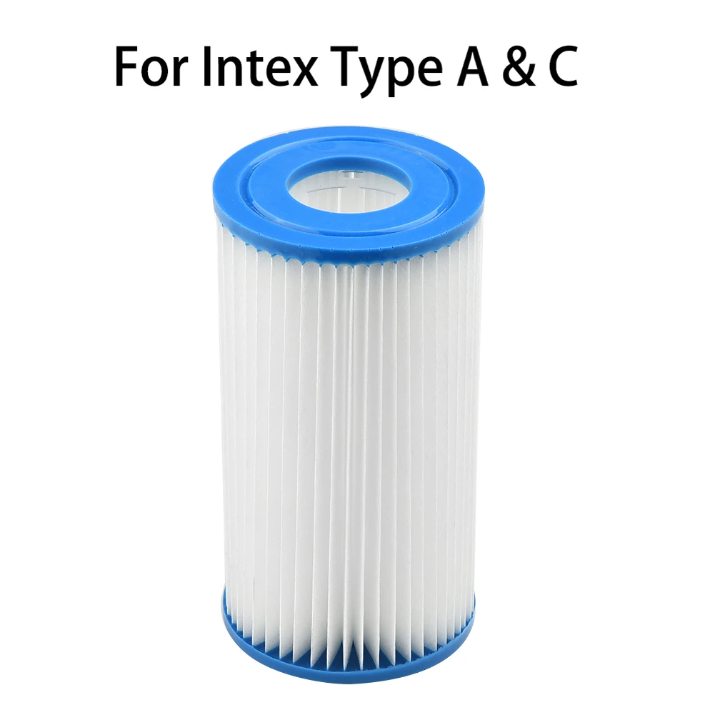 

1Pcs Filter Cartridge For Intex Type A&C For Intex Filter Pumps 58603/58604 56637 56638/56635 Swimming Pool Parts Accessories