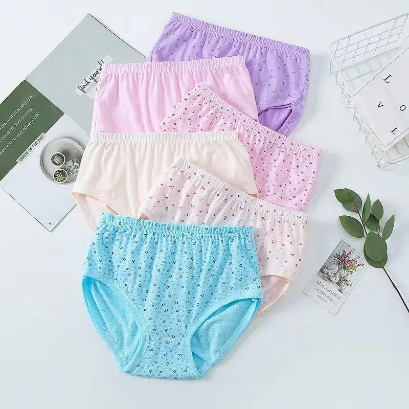 Нижнее белье из хлопка для среднего и пожилого возраста с высокой талией