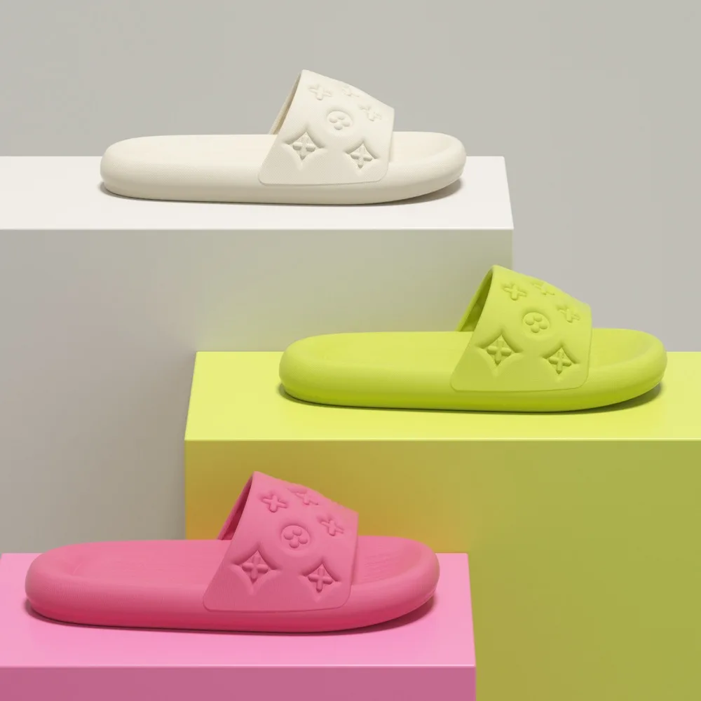 Женские нескользящие домашние Тапочки большого размера из ЭВА 2024