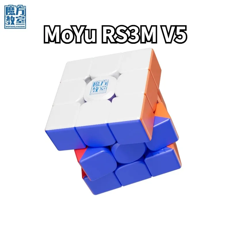 

MOYU RS3M V5 3x3x3 Magnetic Magic Cube 3×3 Magnetic Speed Cube Professional Speed Puzzle Fidget Toys