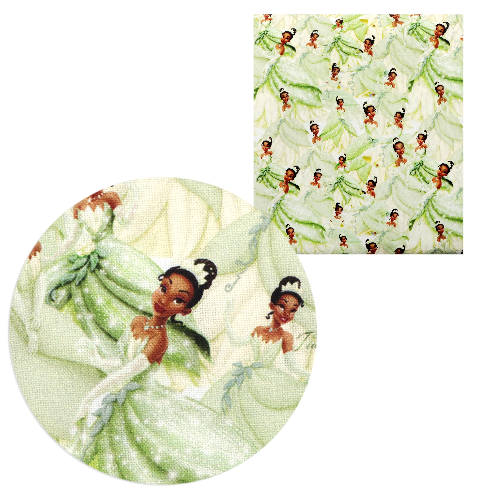 Ткань из полиэстера и хлопка для шитья 50*145 см