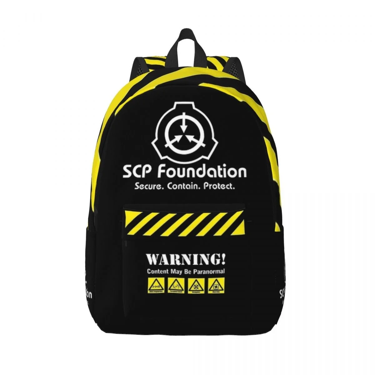 

SCP Foundation MTF Pack Backpack Elementary High College School Student Book Bags Men Women Daypack Sports