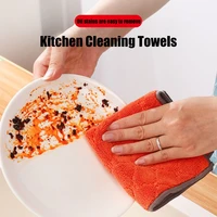 18x27cm multipurpose strong water absorption oil free microfiber cleaning towels for kitchen desktop cleaning tools accessories
