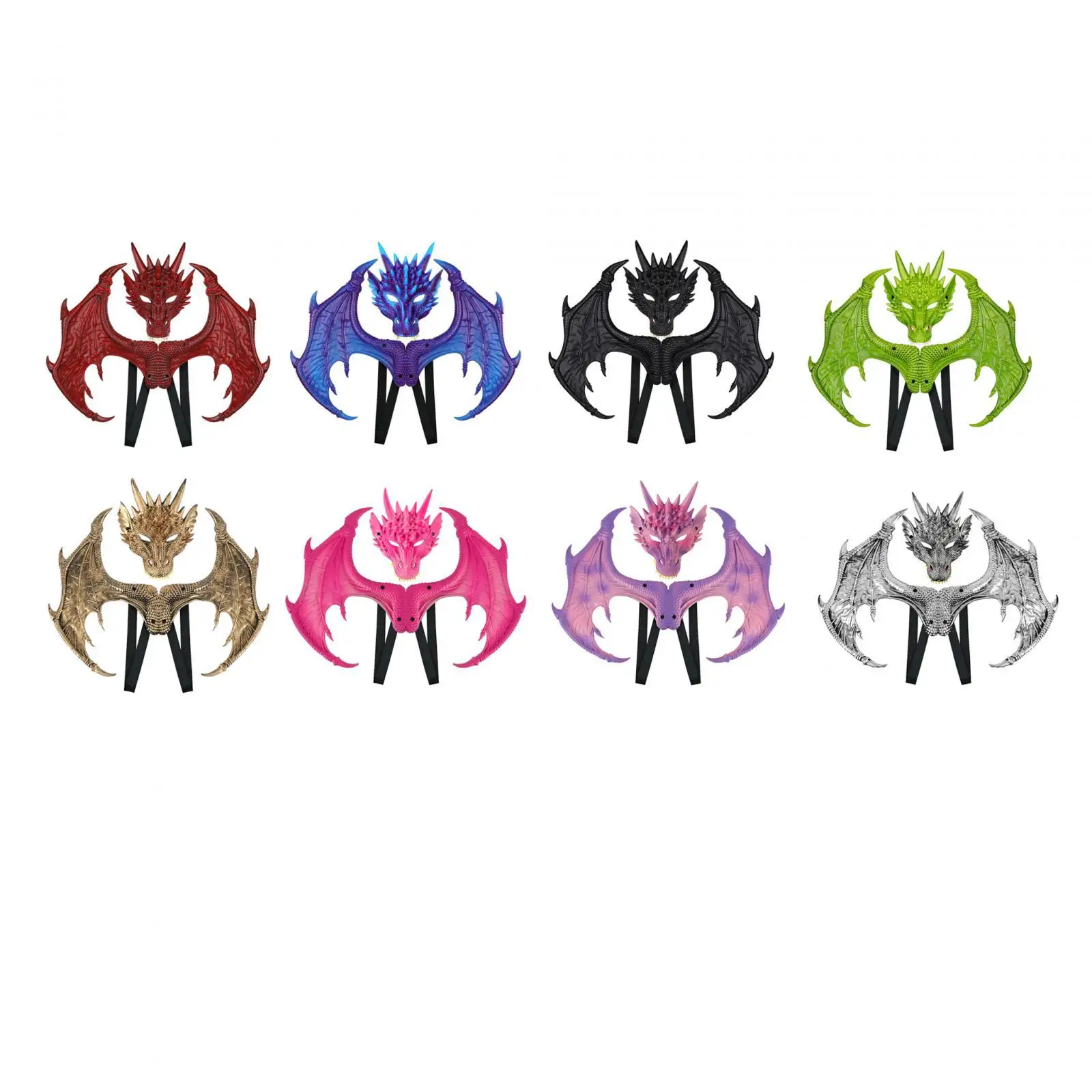 

Детский костюм дракона с маской в виде крыла