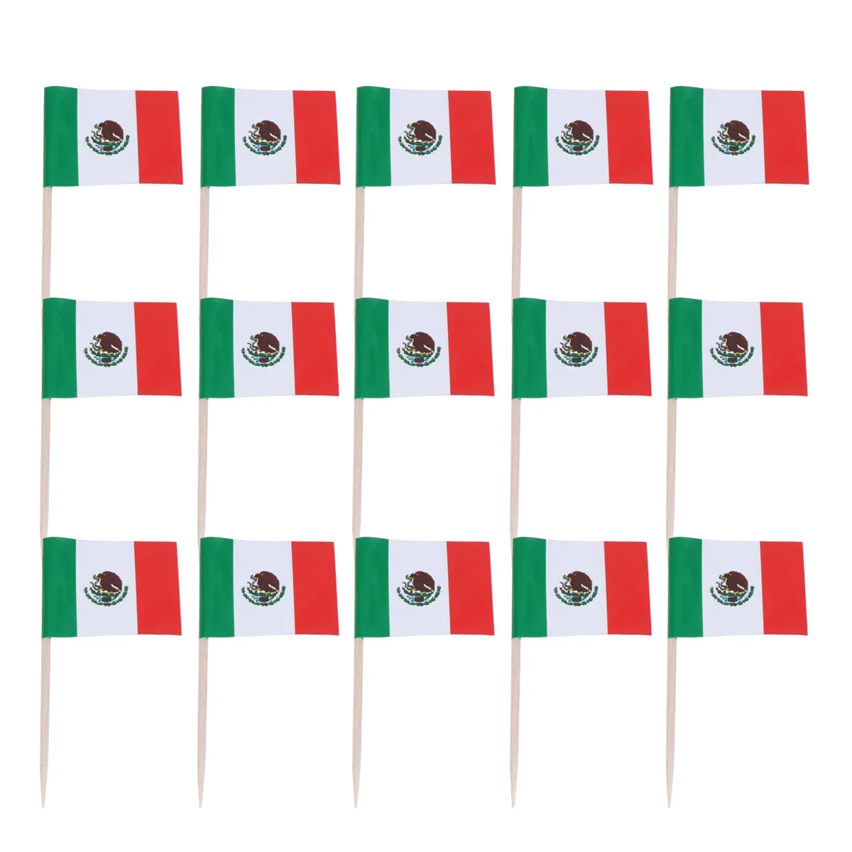 

Flag Flags Mexico Picks Mexican Cupcake Cake Toothpick Toothpicks Toppers Stick Cocktail Mini Decorations Topper World Pick