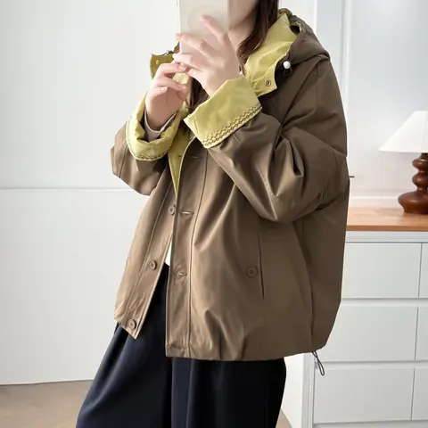 Женские стеганые парки XXL  из полиэстера