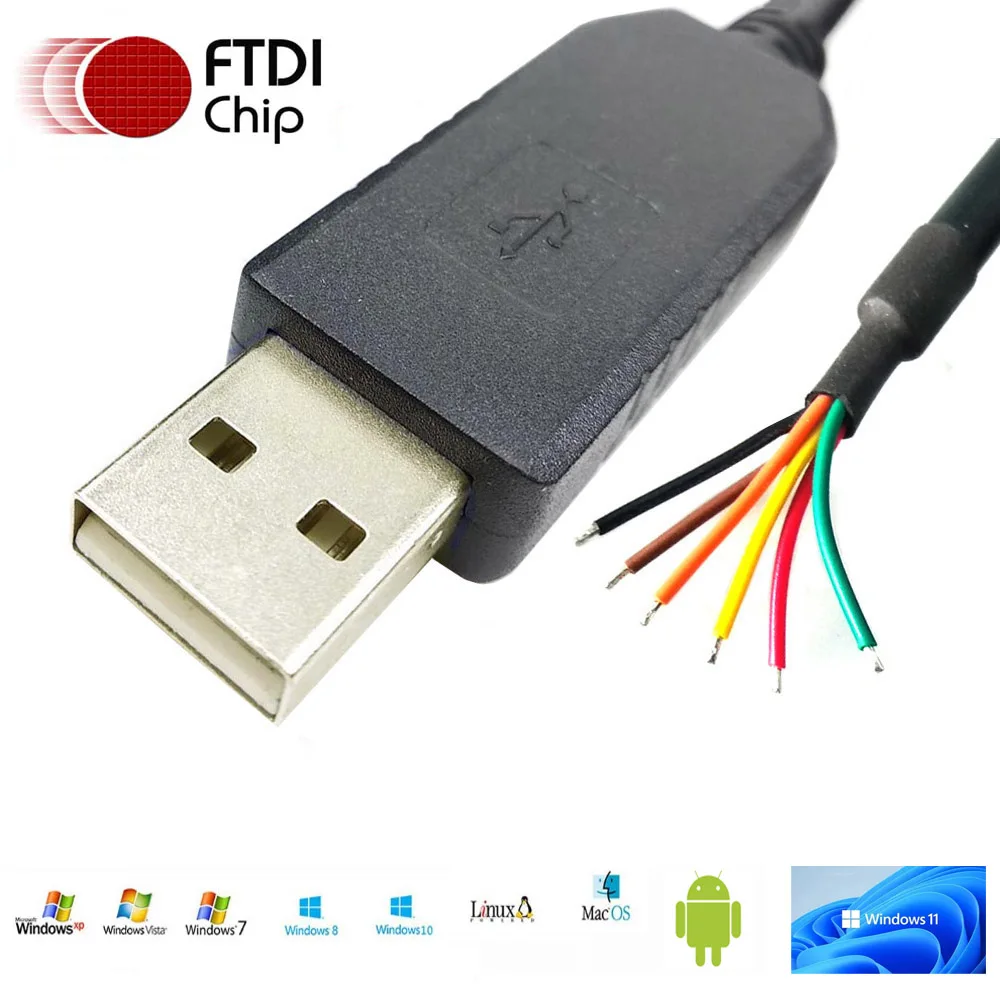

FT232R USB RS232 кабель с серийным кабелем