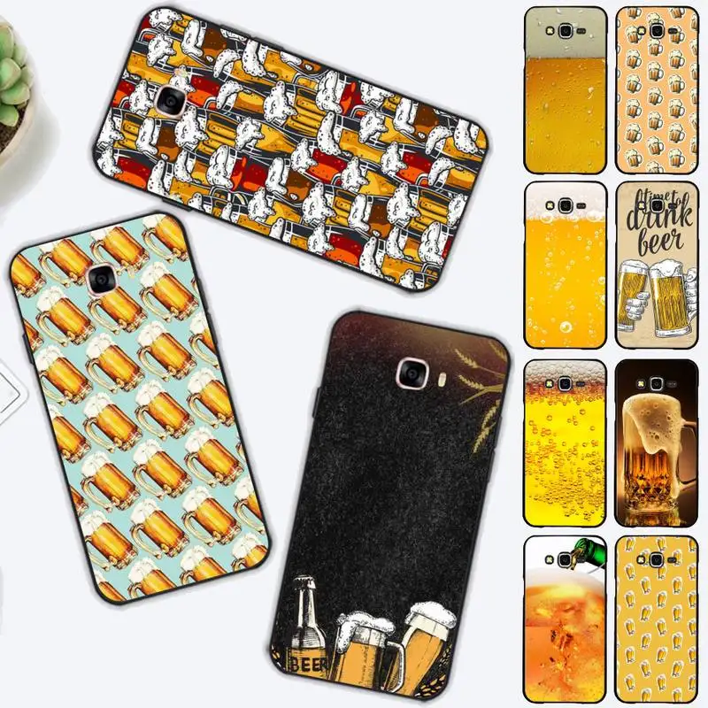 

World Beers Alcohol Summer Bubble Phone Case for Samsung J 2 3 4 5 6 7 8 prime plus 2018 2017 2016 core