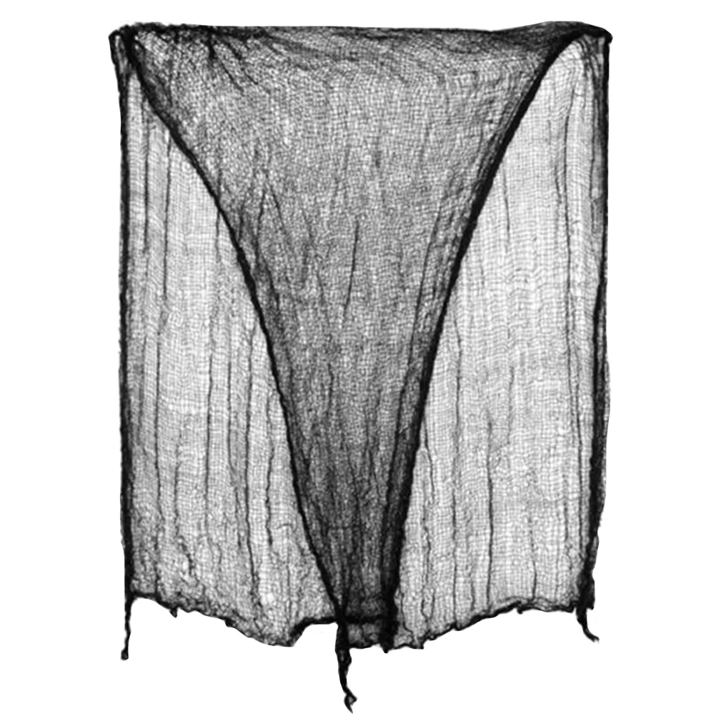 

Cloth Creepy Gauze Spooky Decoration Scary Black Outdoor Decor Party Backdrop