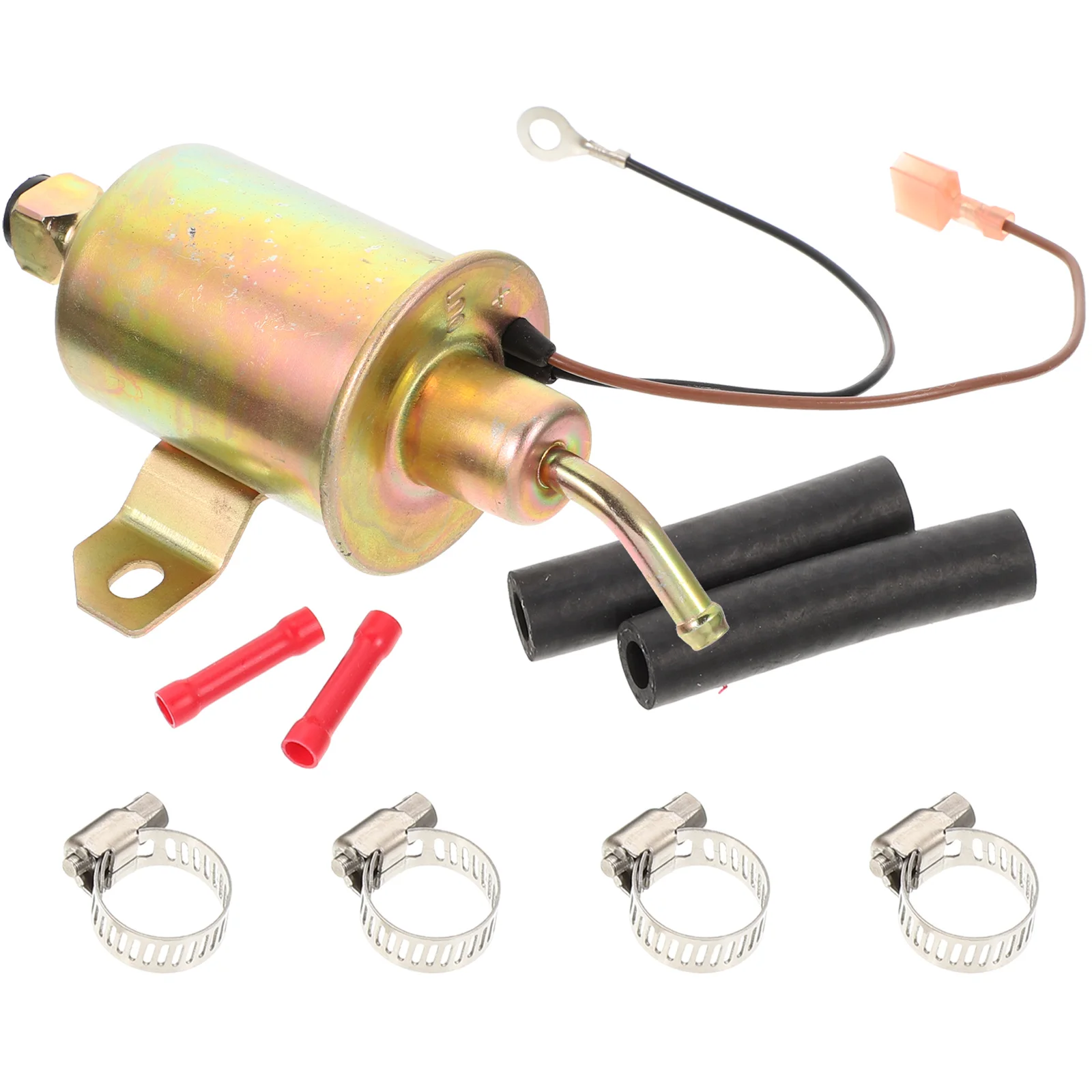 

1 Set 12V Universal Oil Burning Pump Electronic Fuel Pump Car Refitting Accessories Sturdy Metal Petrol Pump for Car Boats Use