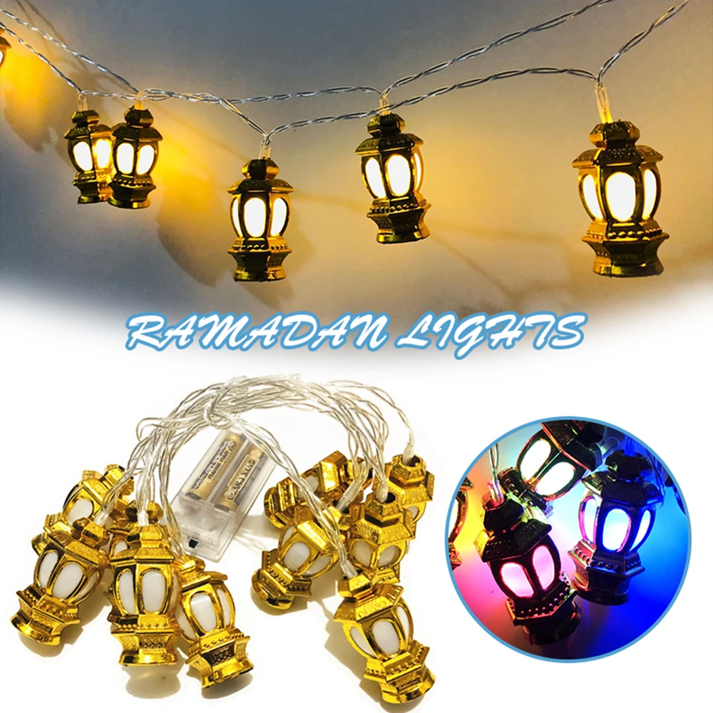 

3m Eid Mubarak Decoration Fairy Lights 20 LEDs Battery Operated for Outdoor Easy to Carry Themed Decorations Ramadan Lights N66