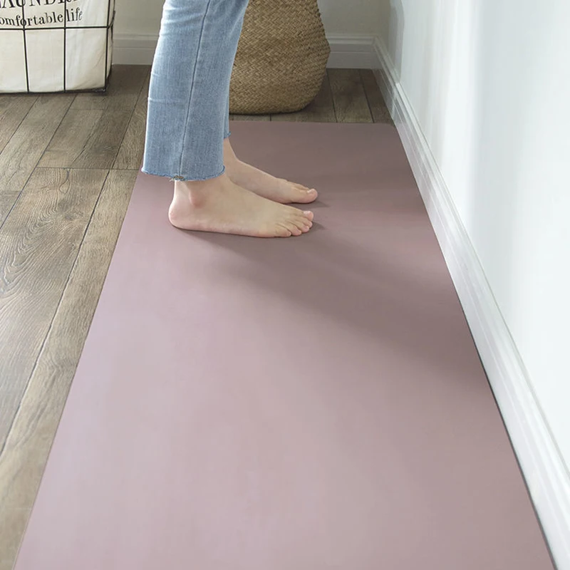 

High Quality Quick Drying Mat Kitchen Home Bath Mat Exquisite Design Non Slip Living Room Decor PU Leather 2022 Latest Design Ma