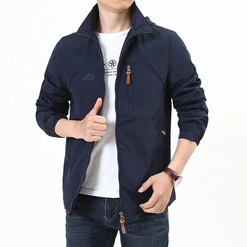

Winter Jacket Coat Man Motorcycle Techwear Withzipper Outdoor Heavy Camping Heating Oversize Military Windbreak Sports