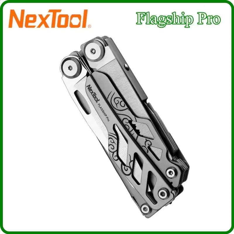 Фото Многофункциональный инструмент NexTool Flagship Pro 16 в 1: плоскогубцы, складной нож, отвертка, ножницы, EDC-инструмент для выживания на природе, кемпинга и активного отдыха. №3