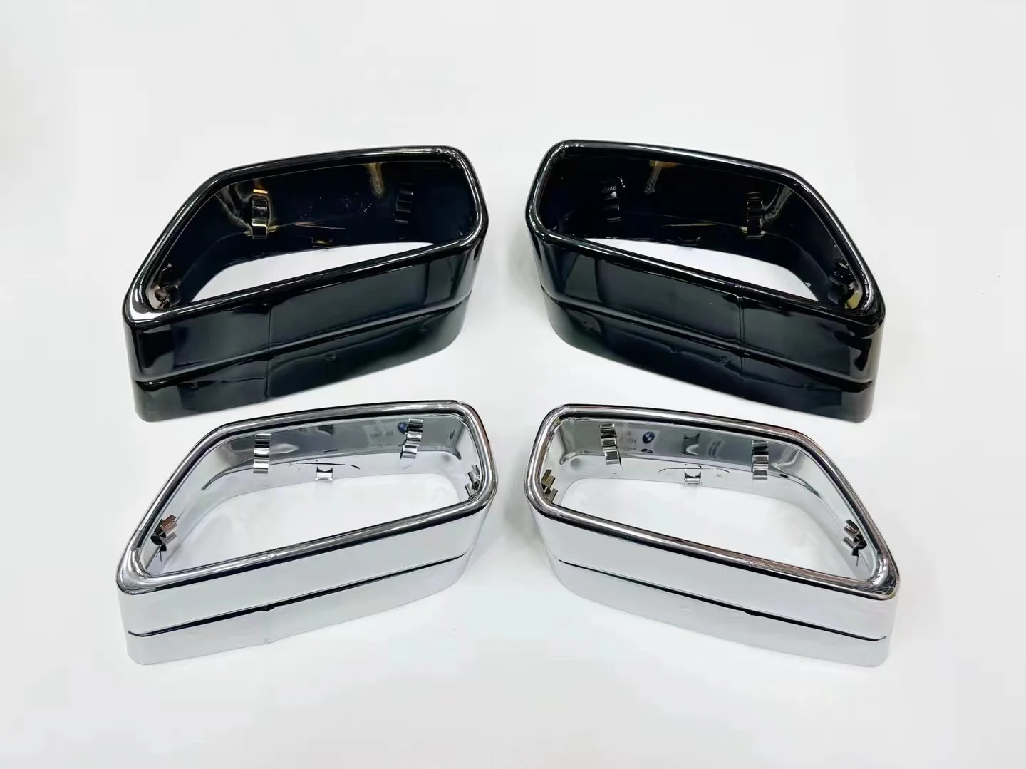 

1 Pair Stainless Steel Car Rear Exhaust Cover For BMW G30 G38 528 530 525 2018-2023 Muffler Pipe Cover Trim Tail Throat Frame