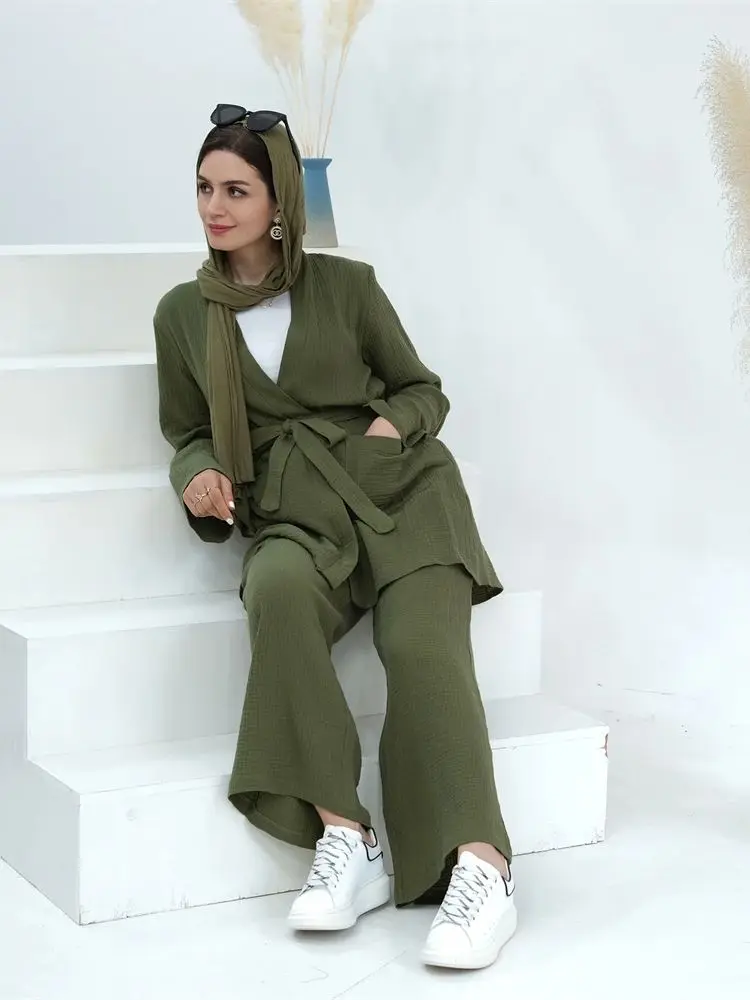 Набор из 2 предметов Рамадан ИД умеренная абайя молитвенная одежда женский