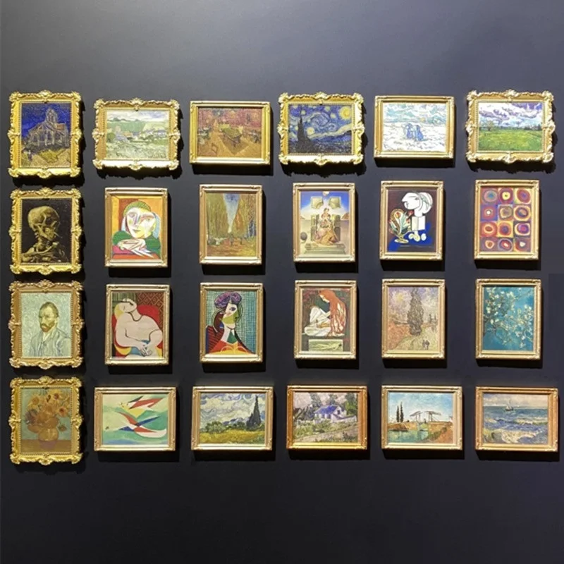 Ван Гог и Пикассо картина магнитная наклейка на холодильник магнит коллекция