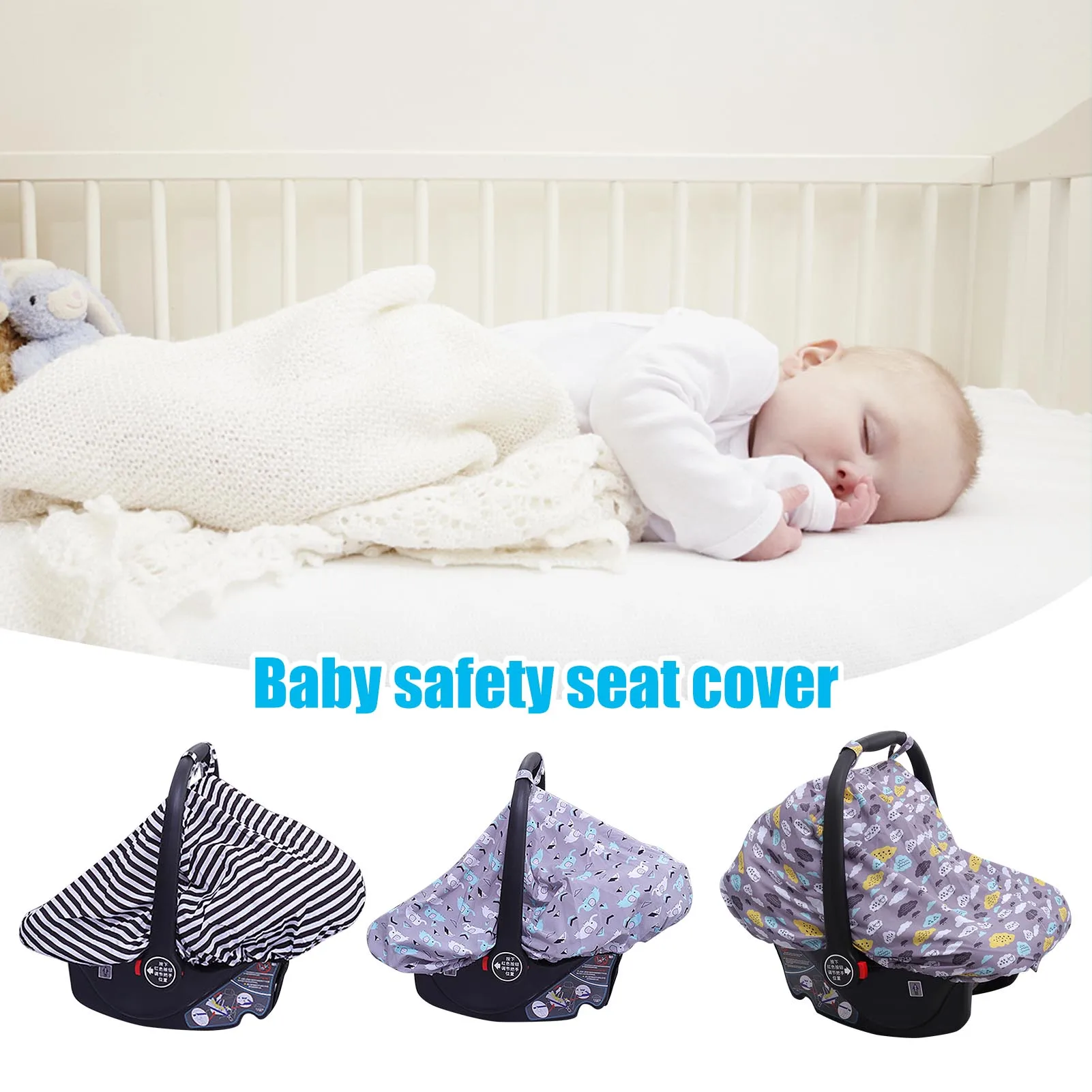 

Car Seat Canopy Breathable Car Seat Cover Soft Nursing Cover Multifunctional Shopping Cart Cover Breastfeeding Covers For Infant