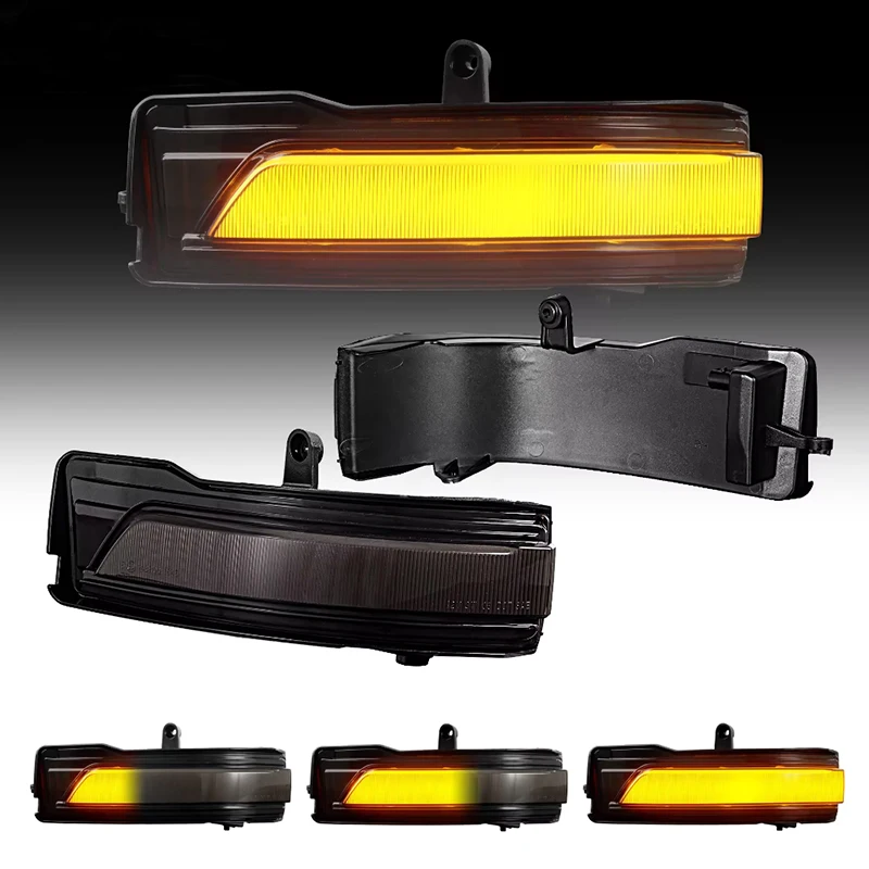 

Для Dodge RAM 1500 2019-2023, все новые модели 5 дюймов, боковое зеркало заднего вида, фонари указателей поворота, желтые лампы Canbus 68402097AA, автостайлинг поворотник зеркало