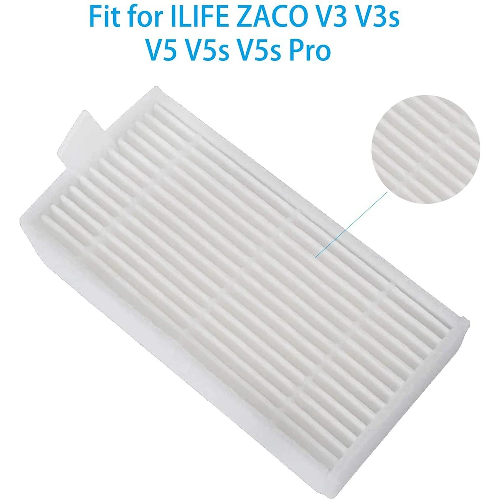 Набор запчастей для ILIFE V3 V3S V5 V5S Pro боковые фильтры пылесоса аксессуары