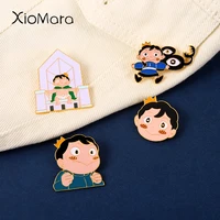 anime king of ranking enamel pins cute little prince of of giant brooches bag backpack badge jewelry accessories gift for friend