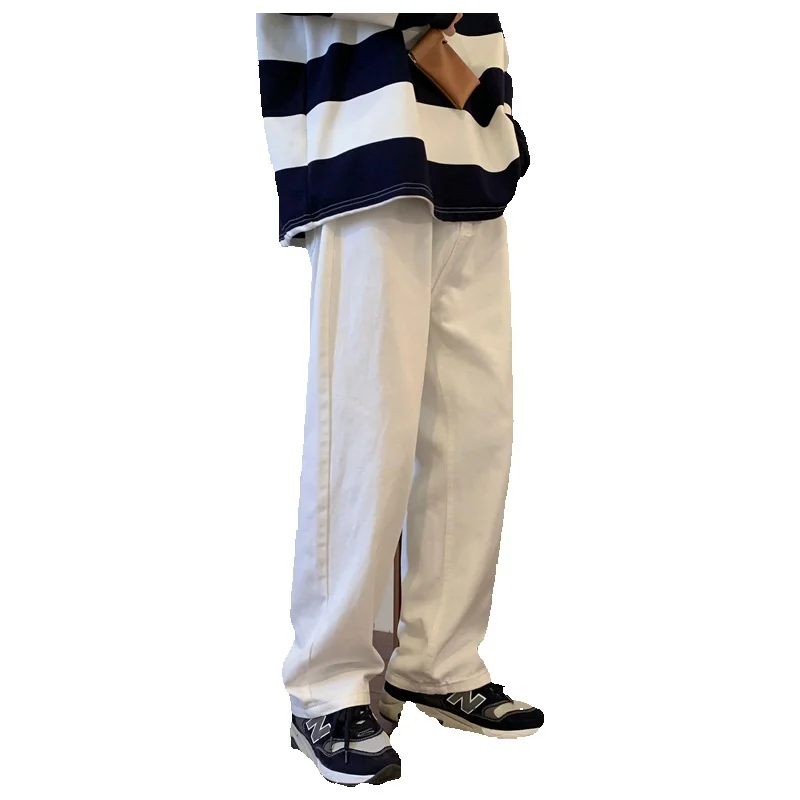 Summer 4 Colors Baggy Jeans Men's Fashion Harajuku Casual Straight Jeans Men Streetwear Hip Hop Loose Denim Pants Mens Trousers