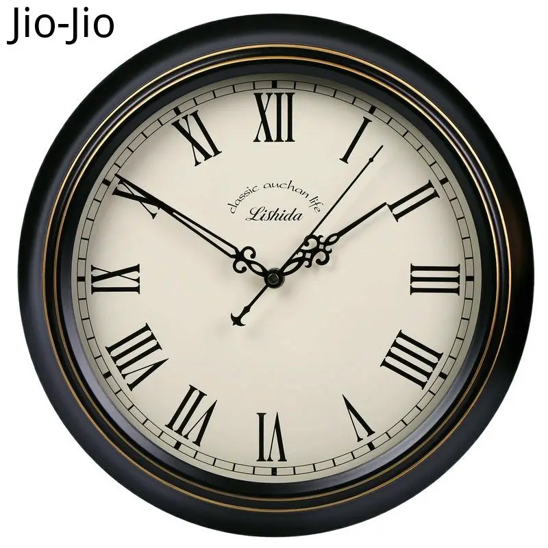 

Large Retro Silent Wall Clock Living Room Shabby Chic Creative Nordic Wall Watches Home Decor Relogio De Parede Gift Ideas
