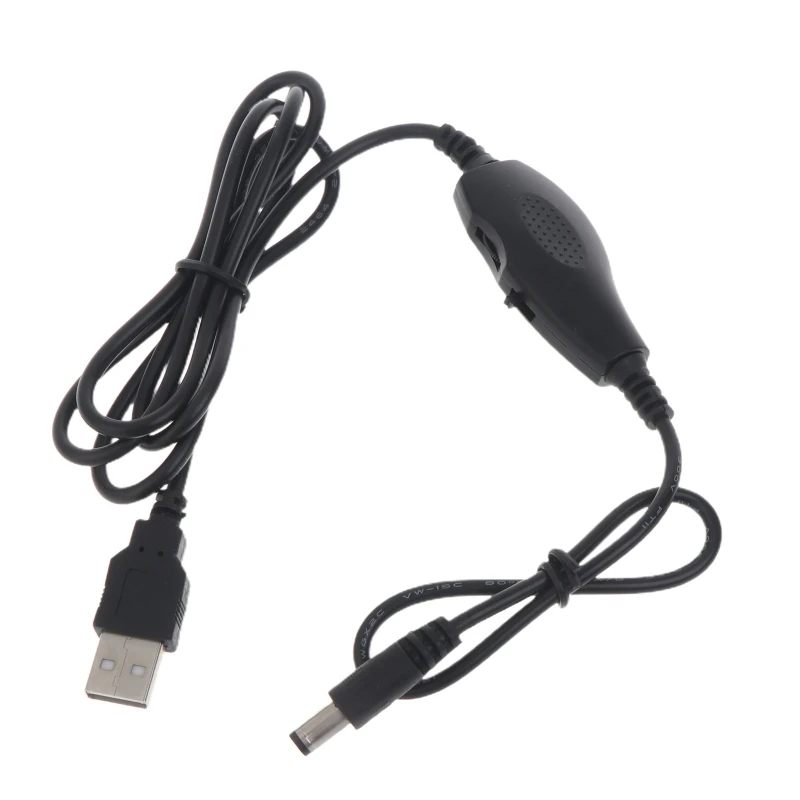 

Brightness Control Power Cable for 12V Powered Single Color LED Light Lamp Fan