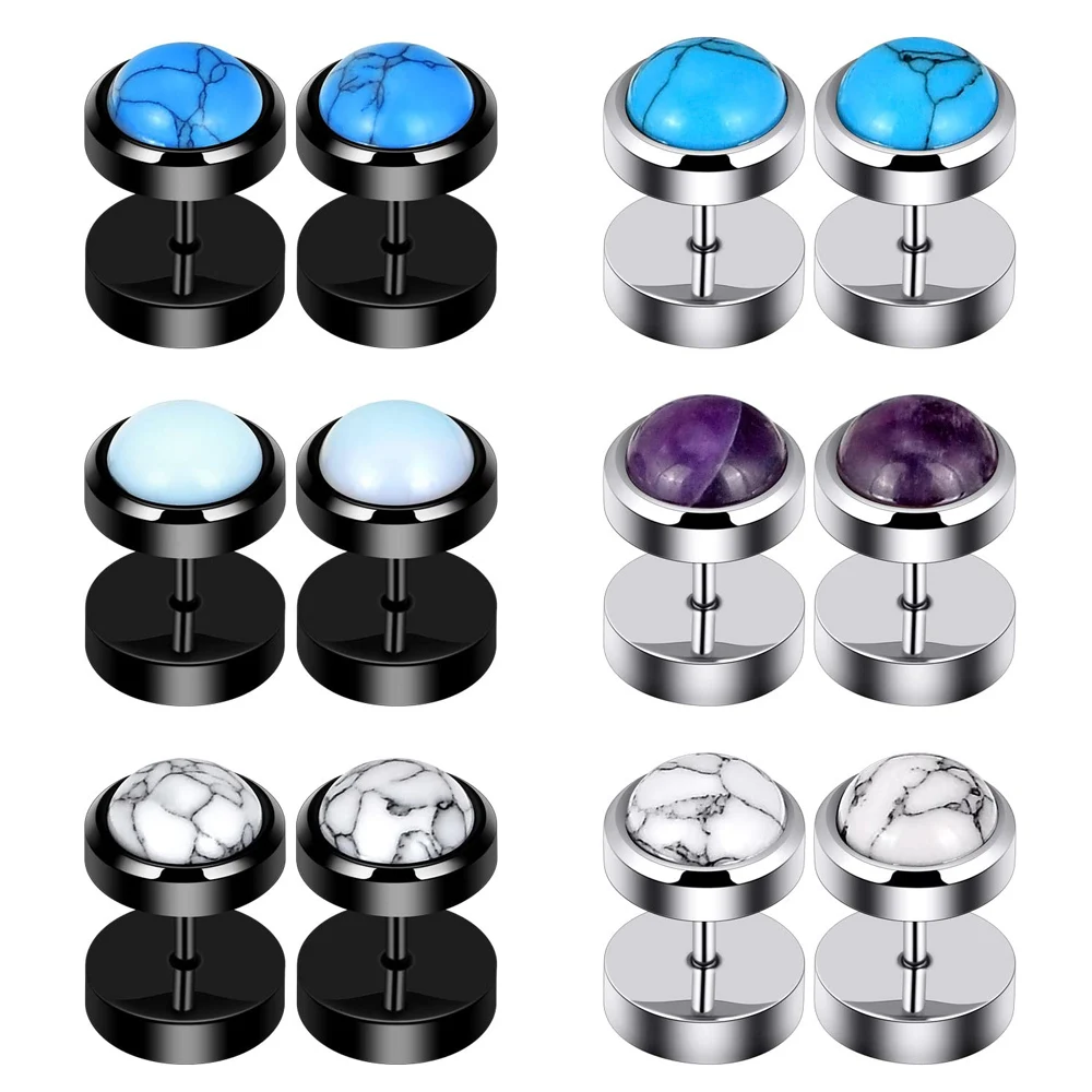 

Серьги-гвоздики из нержавеющей стали в стиле панк, унисекс, 1 пара