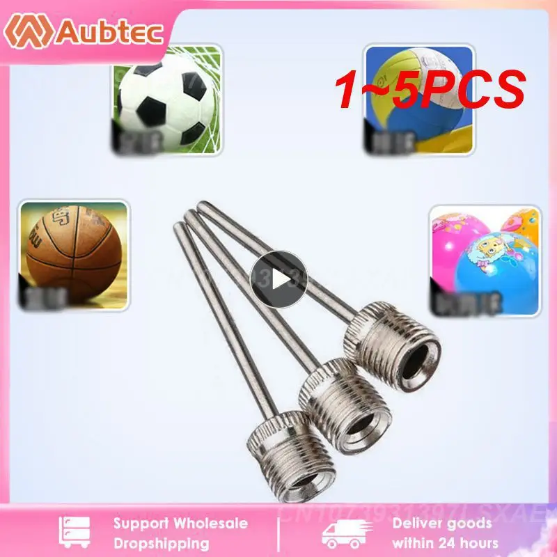 1 ~ 5 шт. насос для баскетбола игла надувания футбольного мяча регулируемая