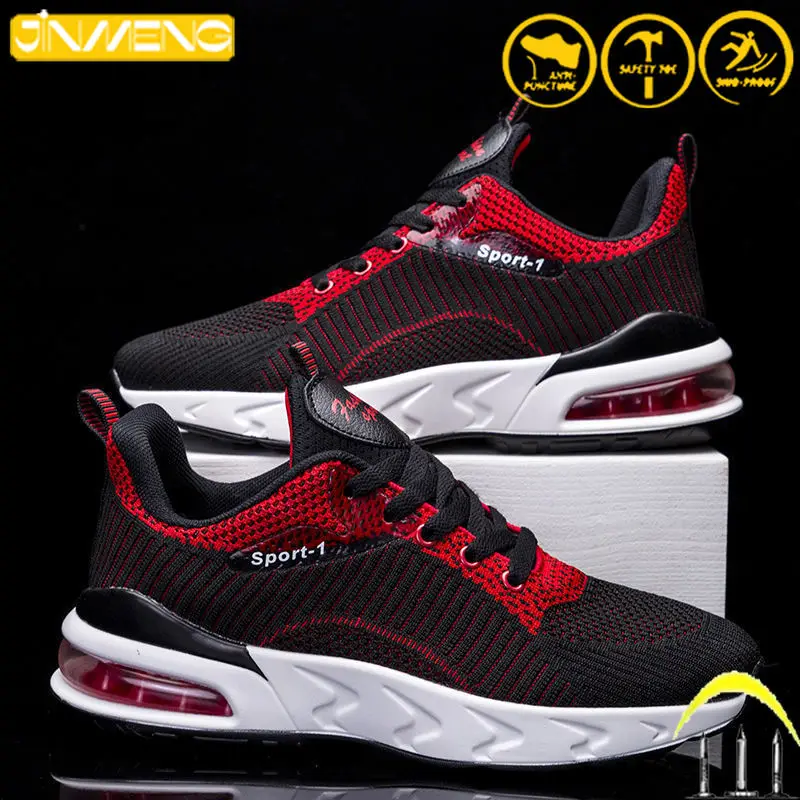 

Work Safety Shoes Anti-smashing Steel Head Anti-puncture Construction Lightweight Breathable Sports Fashion Men's and Women's