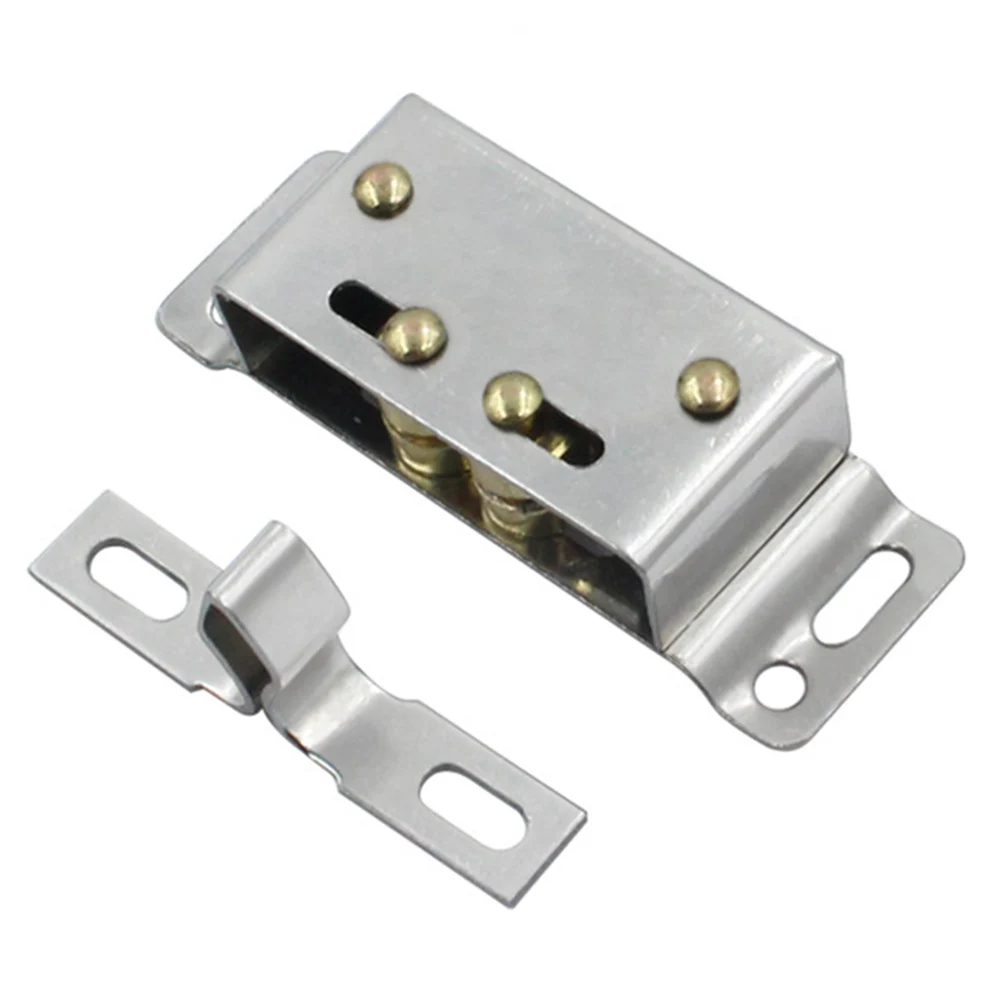 

Cabinet Catches Door Close Latch Stainless Steel Hardware Silver Simple To Install Caravans Keep Light Doors Securely Shut