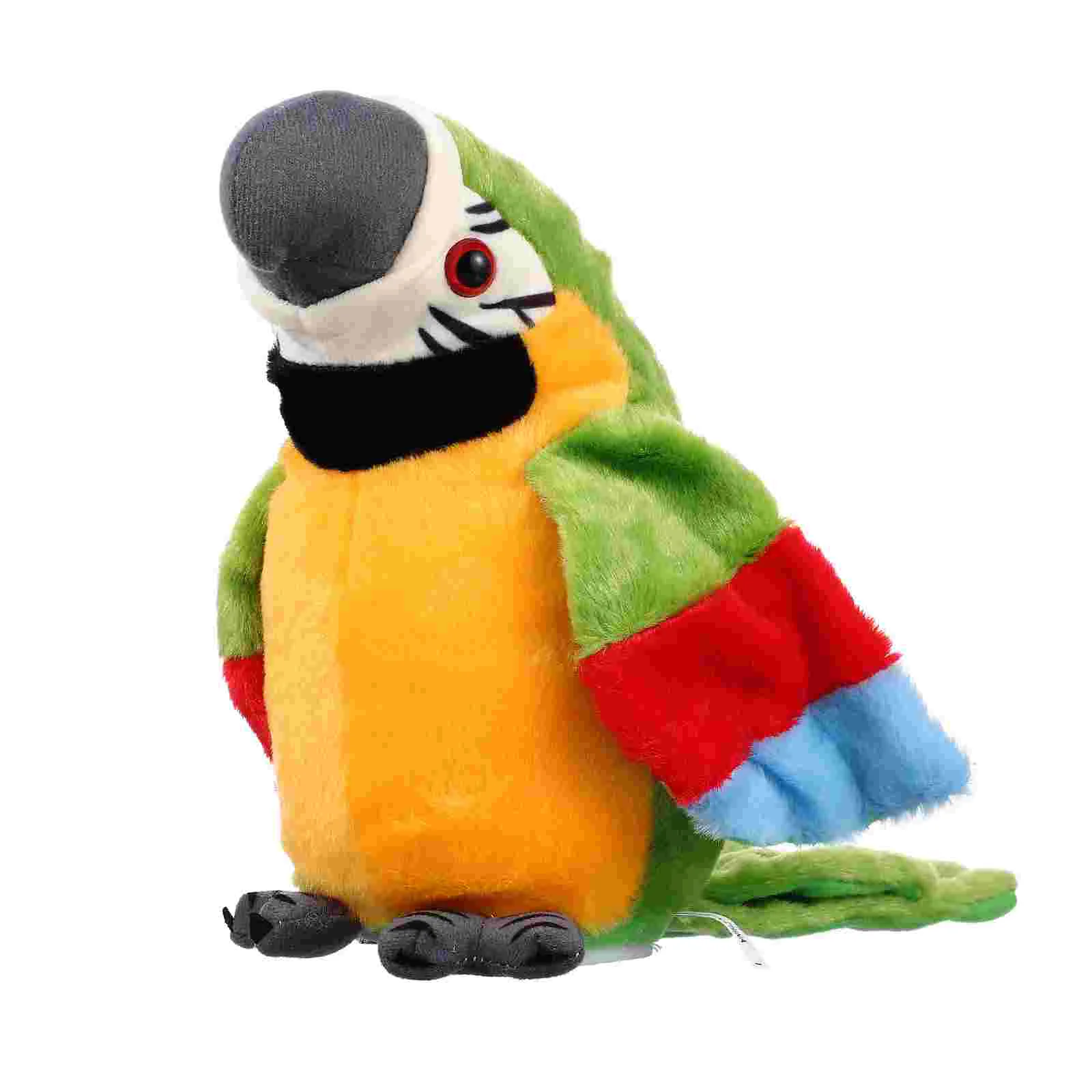 

Bird Stuffed Talking Parrot Toys Animal Toy Plushkids Animals Repeating Girls Voice Buddy Birds Big Singing You Fake Say What