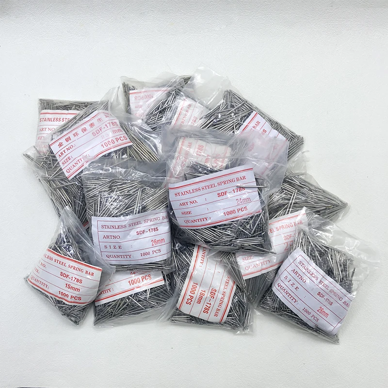 Ремешок для часов из нержавеющей стали 316L, 1,78 мм, пружинный стержень, сверхмощная пружина для часов, звеньевые штифты для часов от 10 мм до 20 мм