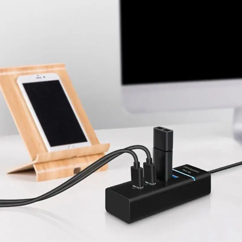 

Multi Usb Adapter Expander Cable High Speed 4 Port Usb Splitter Power Adapter For Desktop Pc Laptop Multi Splitter Office Tools