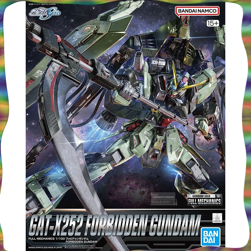 Оригинальная 1/100 фигурка Bandai из аниме «Gundam» с полной механикой, Fm-радио, запрещено, модель в сборе, набор игрушек, подарки для детей