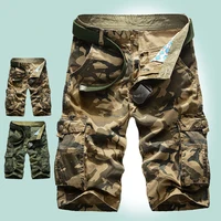 mens summer shorts 100 high quality cotton 2022 new camouflage style sweatpants male cargo casual pants clothing multi pocket