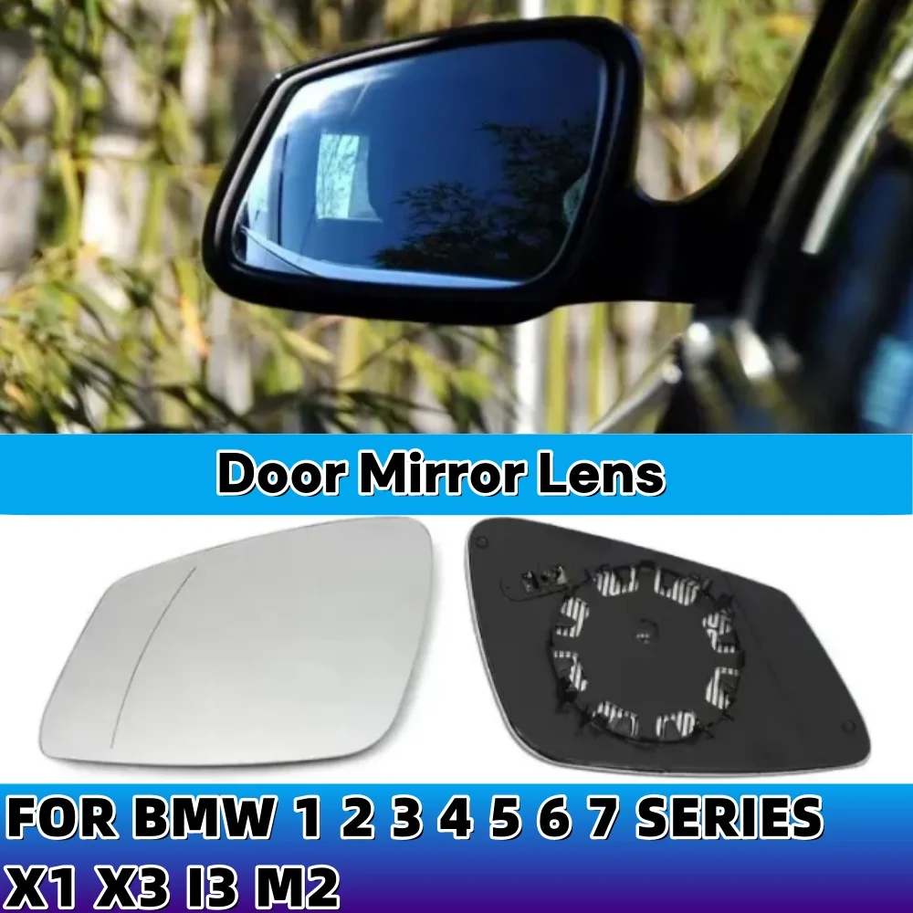Фото Для BMW F01 F02 F03 F04 F10 F20 F21 F22 F87 F32 F33 F36 F30 F31 F34 F23 F45 F46 i3 F48 13-17 Стекло бокового зеркала с подогревом №1