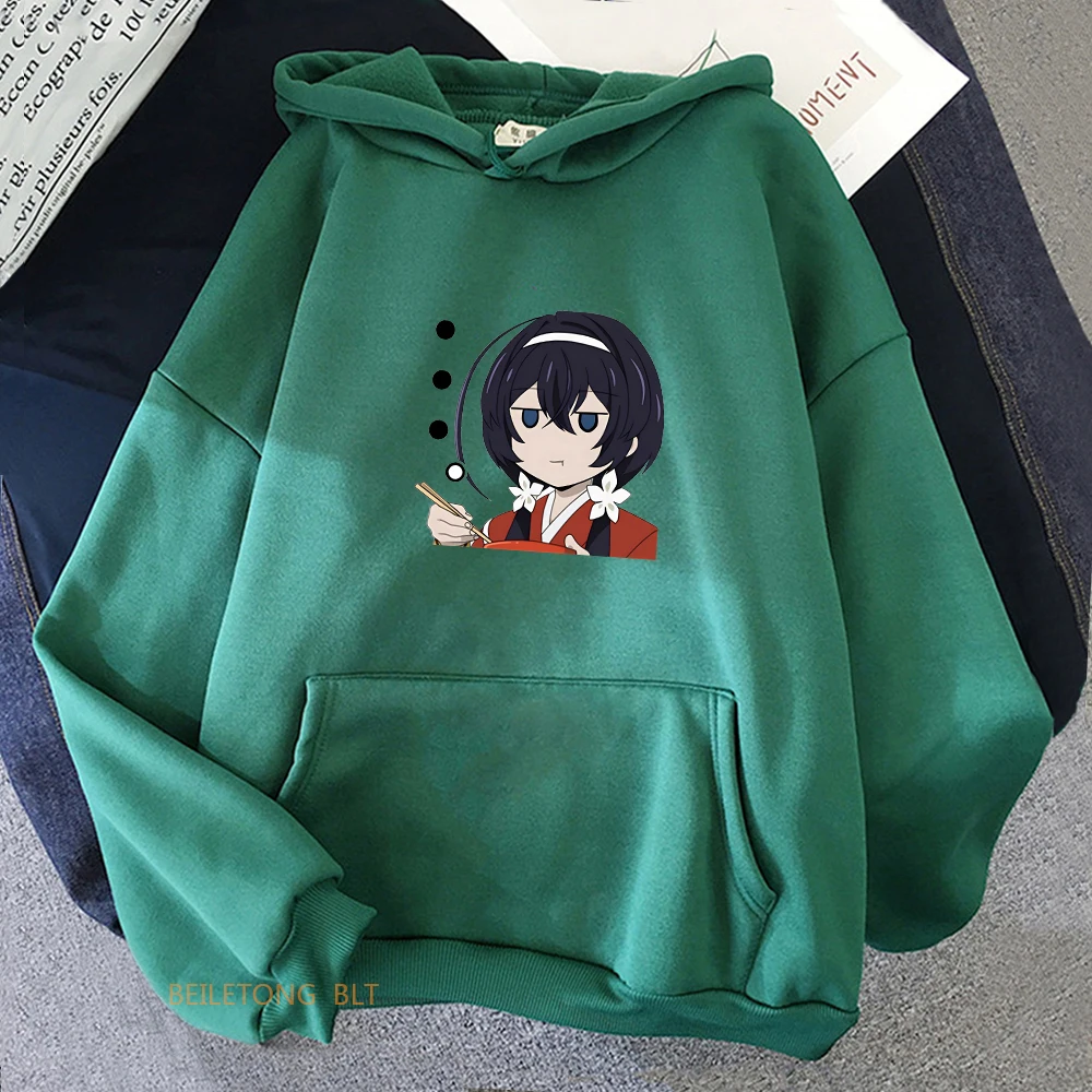 

Толстовка Bungo с изображением бродячих собак Kyouka Izumi Женская толстовка с капюшоном из мультфильмов кавайная/Милая аниме одежда толстовка осень/зима с круглым вырезом