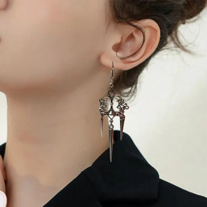 Заостренные украшения для ушей в стиле готика серьги с шипами викторианского