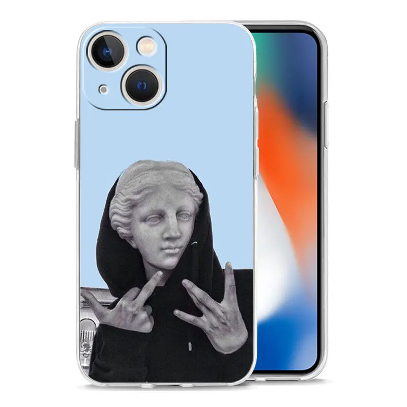 Мягкий чехол из ТПУ для Apple iPhone 13 Pro Max 12 Mini 7 8 Plus 6 6S + 5 5S X XS XR телефона 11