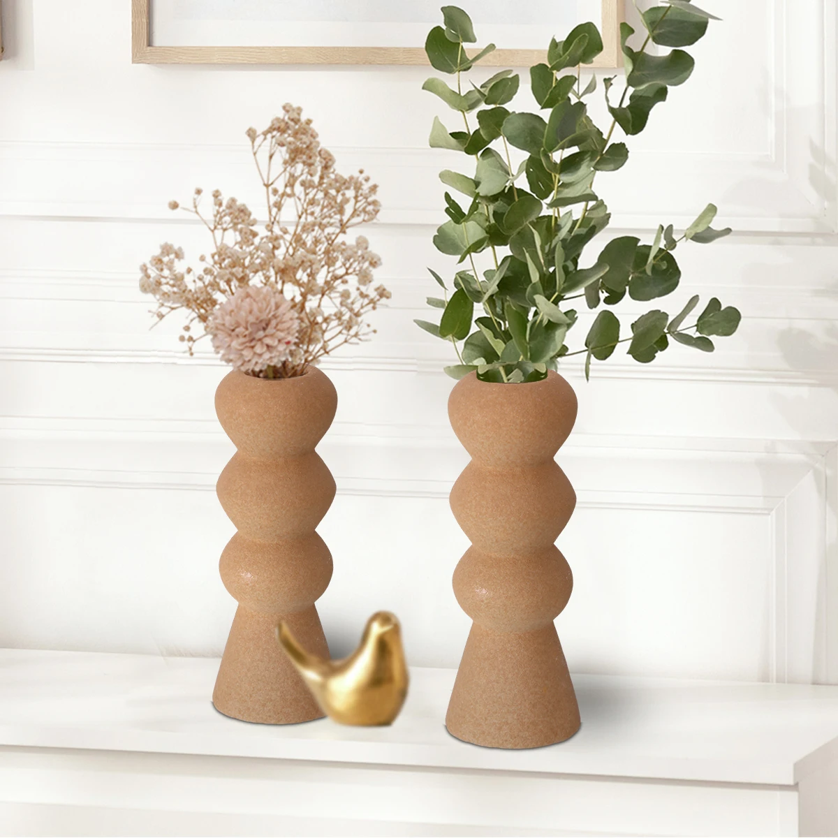 Современная керамическая ваза для цветов XIYA, керамическая ваза цвета ...