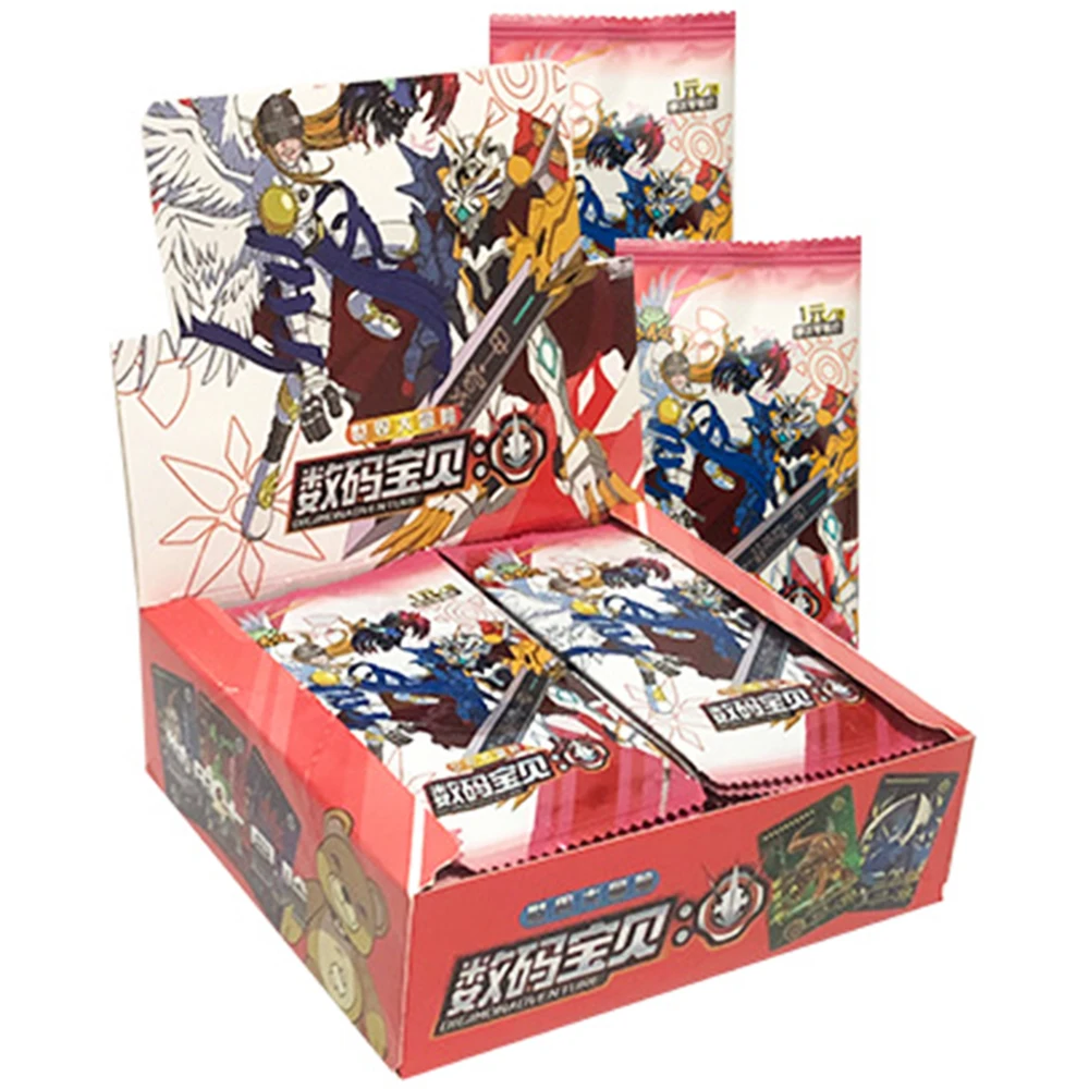 

2022 NEW Digimon Adventure Anime Peripherals HR Rare Rainbow Bronzing Card Agumon Metal Greymon Figure Collection Cards Kid Gift