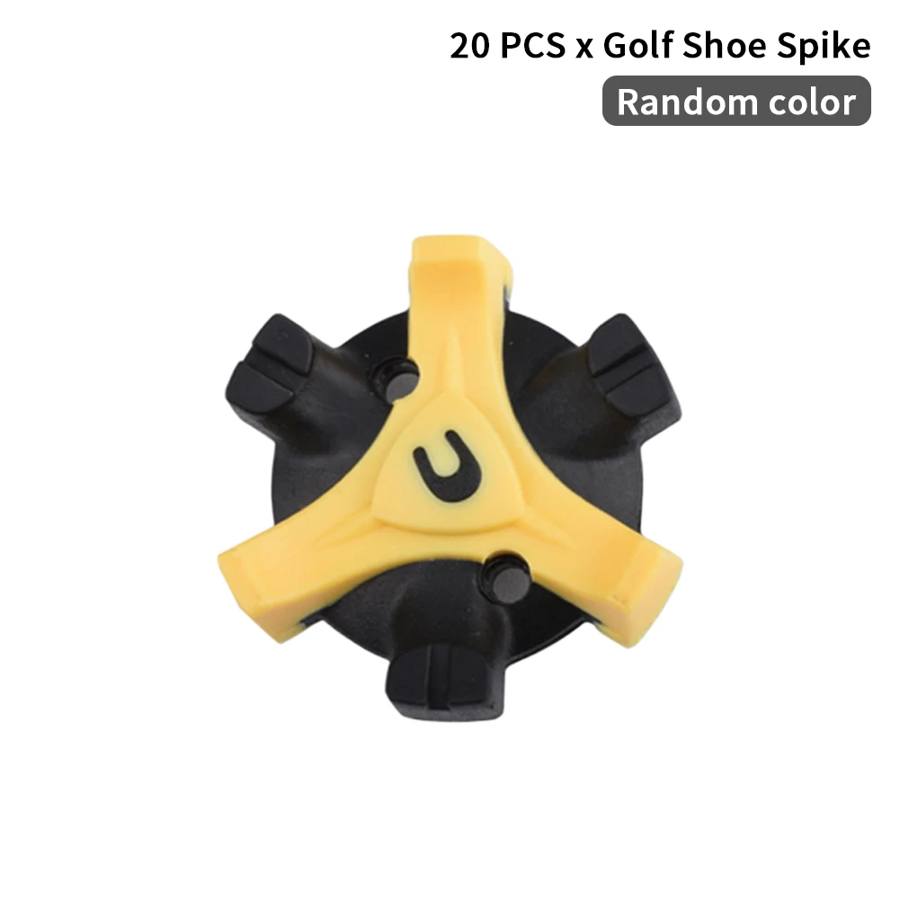 

20pcs Ultra Grip Professional Wear Resistant Soft Stinger Screw Non Slip Cleats Replacement Golf Shoe Spike Small Training Aids