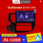 Автомагнитола Junsun V1, 2 + 32 ГБ, Android 10,0, DSP для Outlander 3 2012-2018, мультимедийный видеоплеер, навигация GPS, RDS, 2 din, dvd