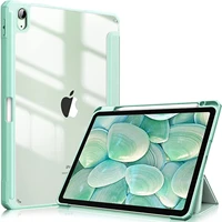 for 2020 ipad air 4 case 10 9 magnet case built in wireless charging pencil holder cover stand shockproof ipad air 5 2022 cases