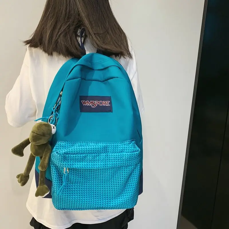 

Qyahlybz fashion schoolbag female high school student backpack large capacity backpacks women's travel shoulder bags